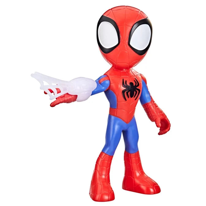 Spidey and His Amazing Friends Supersized Miles Morales: Spider-Man 9-inch Action Figure, Marvel Preschool Super Hero Toy, Kids Ages 3 and Up  by Hasbro