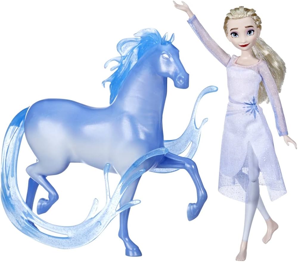 Disney's Frozen 2 Elsa Doll and Nokk Figure, Toy for Kids 3 and Up