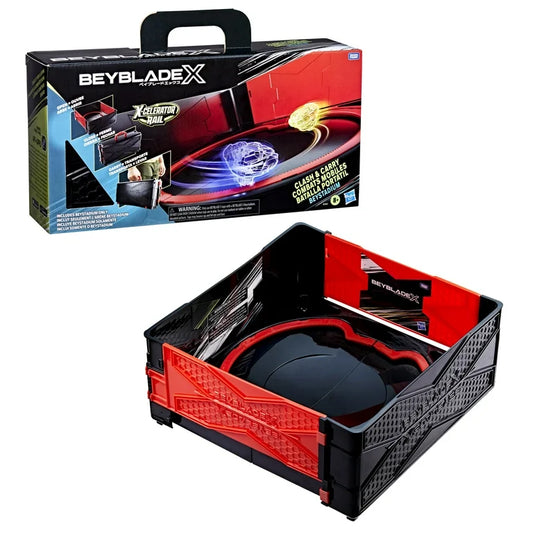 Beyblade X Clash and Carry Portable Multicolor Beystadium Battling Top Arena for Kids 8 and up