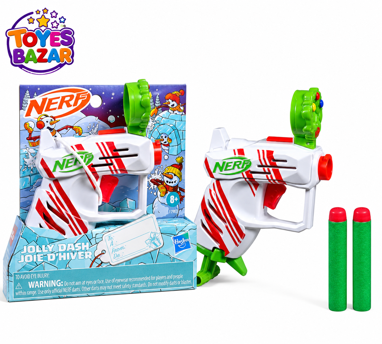 ❄️🎯 NERF JOLLY DASH BLASTER 🎯❄️