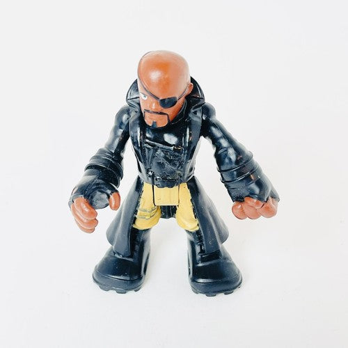 Playskool Super Hero Adventures RARE Exclusive NICK FURY Avengers SHIELD