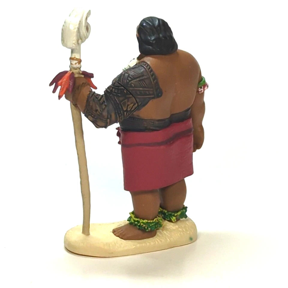 Disney Moana Father Chief Tui PVC Figure Toy Cake Topper Figurine Loose